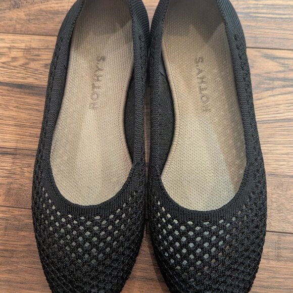 Rothy's Mesh Black Flats - Size 9 - Picture 3 of 3